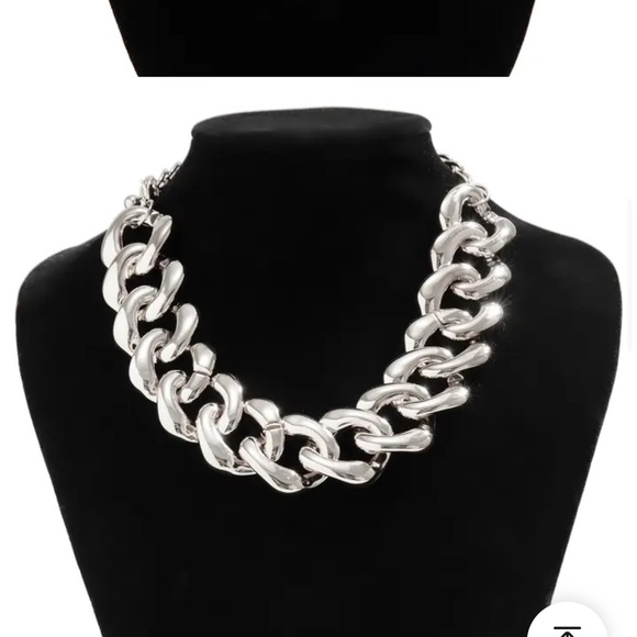CHUNKY SIMPLE CUBAN CHAIN LINK NECKLACE GOLD OR SILVER - Picture 6 of 9